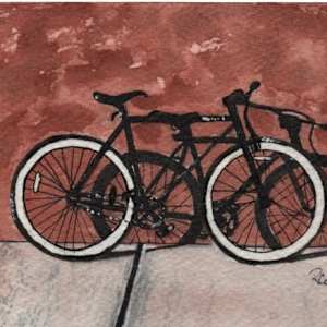 Bicycle Brown by Rosalynd Coulter Semple