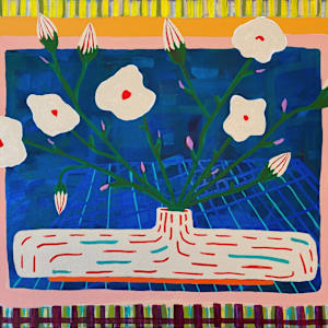 Caged Flora by Caroline Burdett