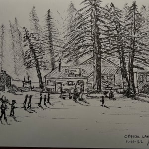 Crystal Lake Cafe by Lon Bender