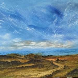 Looking Down at the Shadows on the Sea by Lon Bender, Image 1.
