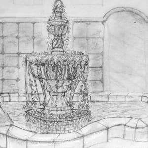 Fountain Overflowing by Lon Bender