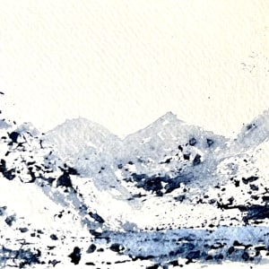 Snowy Day in the Nepalese Mountains by Lon Bender