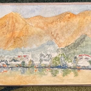 Spreading Basin and San Gabriel mountains by Lon Bender