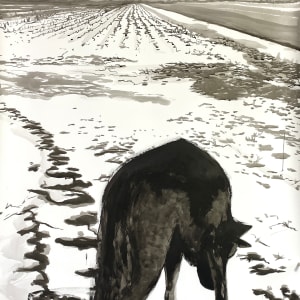 tracks in the snow by Philine van der Vegte