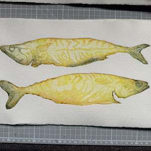 Twee makrelen by Philine van der Vegte 
