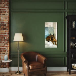 The painter's dog by Philine van der Vegte 