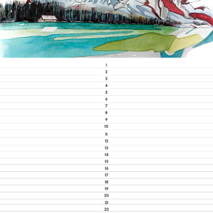 Birthday Calendar · Images from Linnea Martina's Mountain Paintings 