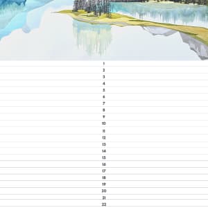 Birthday Calendar · Images from Linnea Martina's Mountain Paintings 