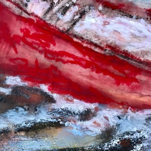 That Red Canoe ·  Image: That Red Canoe·detail·Encaustic