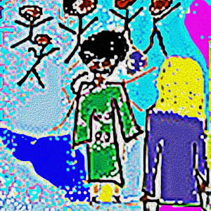 57 Rain Girl, Image 1.