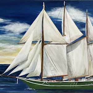 Sailing the Sullivan by Jane Akin, Image 1.