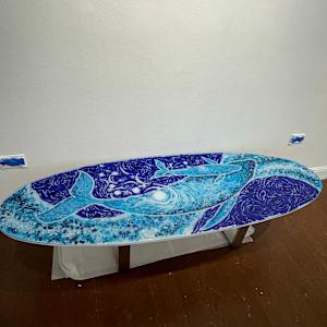 Starry Whales (Coffee Table) by Jona Siverly, Image 2.