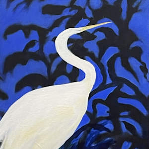 The Egret by Janet Cook-Rutnik, Image 1.