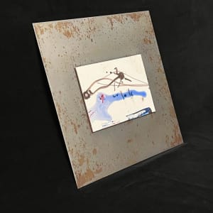 Metal tablet - 012 by Maria Cerro 