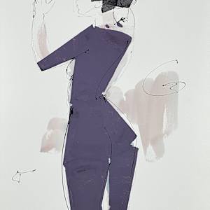 Bryn in Purple by Eric Saint Georges