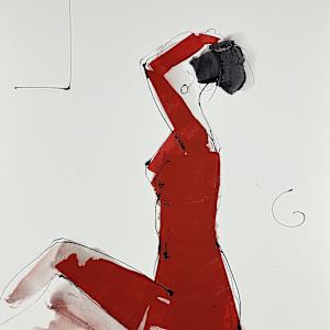Bryn in Red by Eric Saint Georges