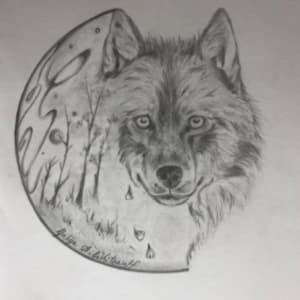 Takaya the Lone Wolf by Yuliya Aurelius Whitewolf