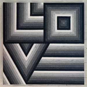 LOVE in Gray Glow by Lisa Marie Studio