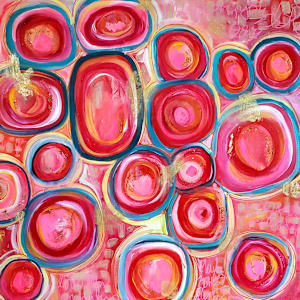 Red Abstract 2021, Image 1.