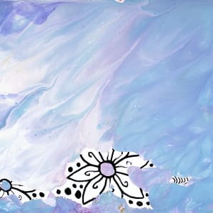 Blue Cloud Doodle 2017