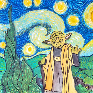 Starry Night Yoda 2020