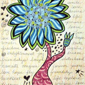 Blue Flower Inspiration 2012, Image 1.