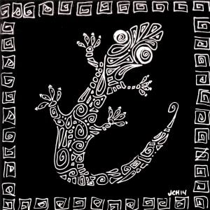 Black and White Gecko 2014