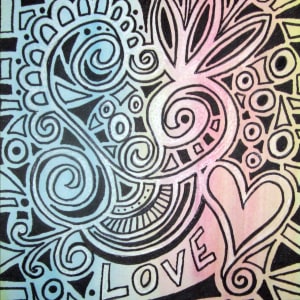 Mosaic Love Pastel 2011