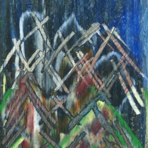 mountains, trees by K Johnson