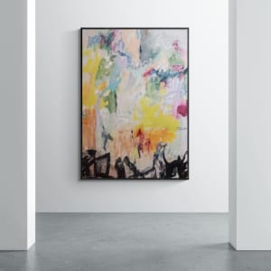 Brister piece by Lori Johnson Fine Art  Image: Black floater frame option 