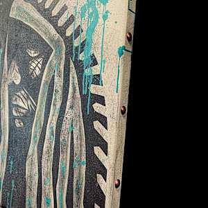 FAST ELK by Alex Di Silvestro  Image: Metal studs in copper colour on sides