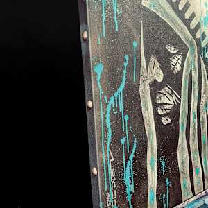 FAST ELK by Alex Di Silvestro  Image: Metal studs in copper colour on sides