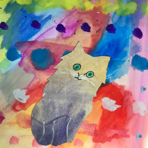 Wonderland Cat by Suzy Johnson