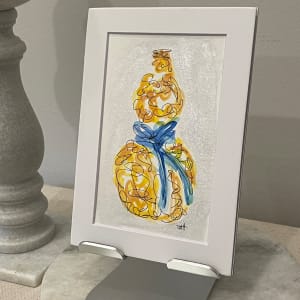 Classic Orange and Blue Gourd Chinoiserie by JJ Hogan 