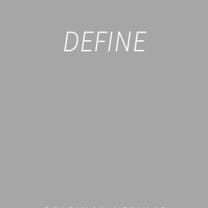 DEFINE by JJ Hogan 
