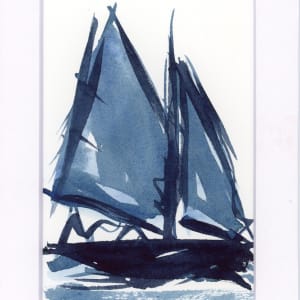 NOTE THE TRIM OF THE SAILS by JJ Hogan 