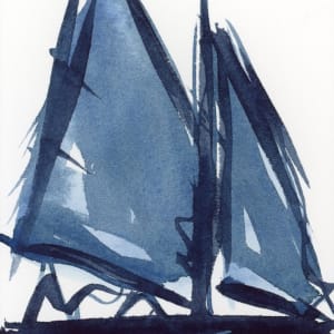 NOTE THE TRIM OF THE SAILS by JJ Hogan 