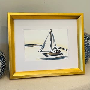 Give Us New Directions by JJ Hogan  Image: Sample of art framed.