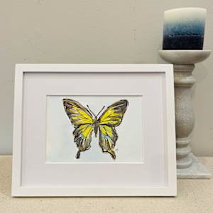Savor the Simple Act of Being Alive by JJ Hogan  Image: Photos show art in sample frame.