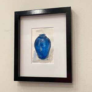 Vintage Cobalt Vase by JJ Hogan 