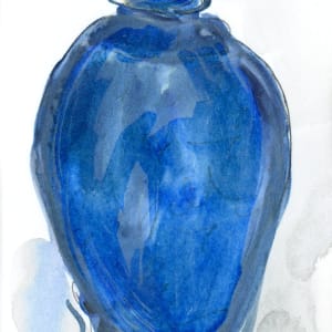 Vintage Cobalt Vase by JJ Hogan 