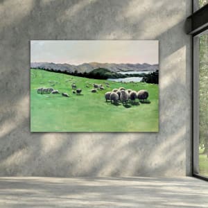 Ewes with a View by Meredith Howse Art