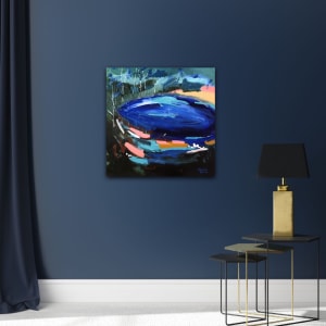 Blue Waterhole by Meredith Howse Art 