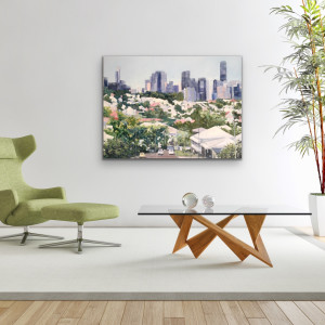 Upper Cairns Terrace, Brisbane - Commission by Meredith Howse Art 