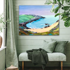 Seaside Town by Meredith Howse Art 