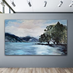 Wakatipu Lake, Queenstown by Meredith Howse Art 