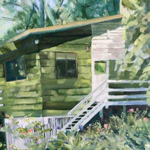 Janes House on Scotland Island - Commission by Meredith Howse Art 
