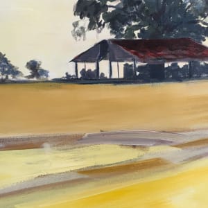 Three Silos, the Wheat Shed and the Wheat Truck by Meredith Howse Art 
