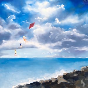 Flying the Kite Too by Meredith Howse Art