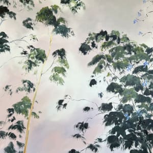 Illumination of Gum tree and Jacaranda by Meredith Howse Art